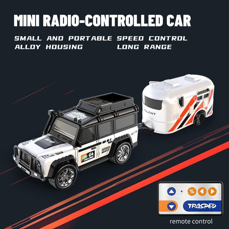 Hotfree 1/64 Mini RC Drift Car, Alloy Off-Road Truck with USB Rechargeable 2.4Ghz Remote Control, High-Speed Racing Toy for Kids Adults, Ideal for Indoor & Outdoor Fun, Perfect Birthday Gift for Boys