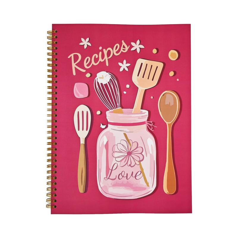 Blank Cookbook - 8.27“×11.22" Size - Custom Contents - the Perfect Gift for Mothers Day