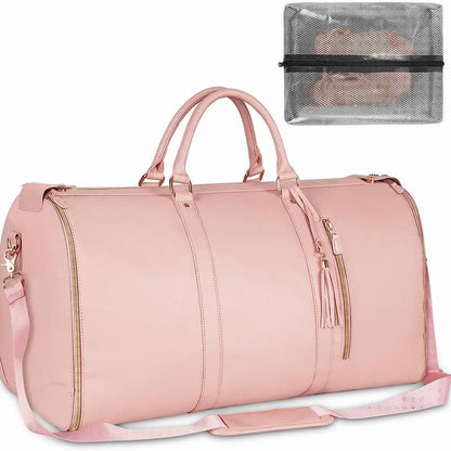 Lefame Travel Bag Carry On,Duffle Bag for Travel with Shoe Compartment,Personal Item Travel Bags for Woman Man Organizer for Luggage Weekend Traveling